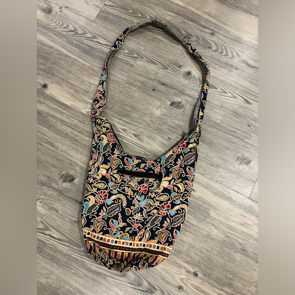 Colourful Floral Crossbody Bag